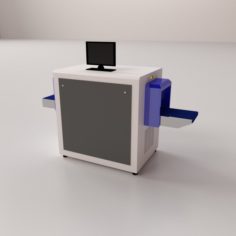 Baggage Metal Detector 3D Model