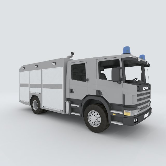 Vehicle fire 91608 3D Model