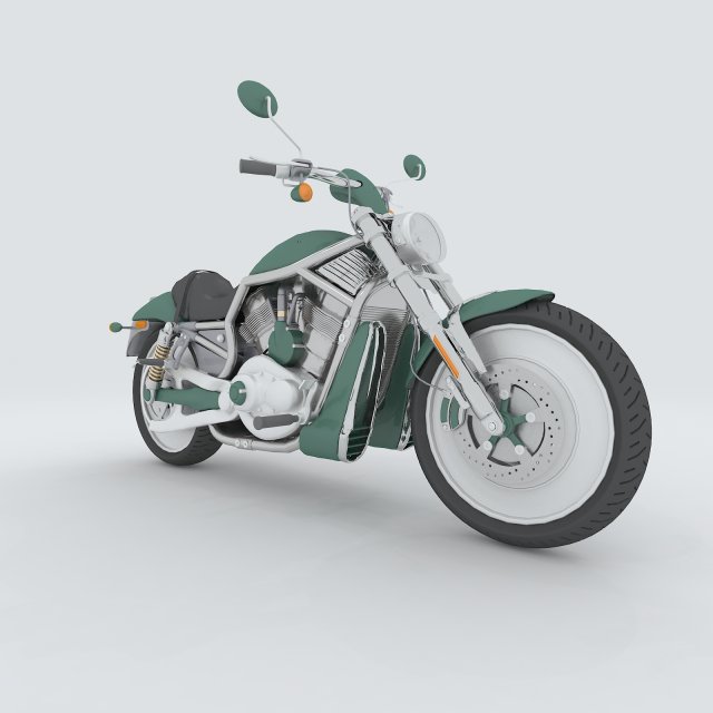 Vehicle Motorcycles 91745 3D Model