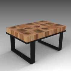 woodblock table 3D Model