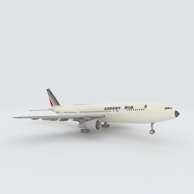 Vehicles – large airliner 3D Model