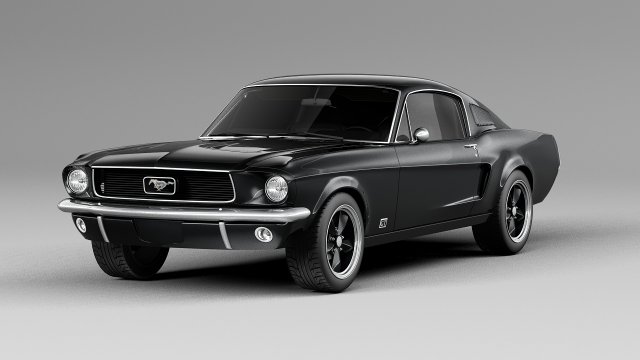 Ford Mustang 1967 3D Model