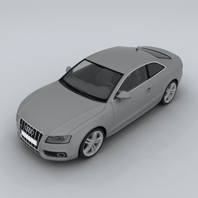 Vehicle – Audi car 06 3D Model