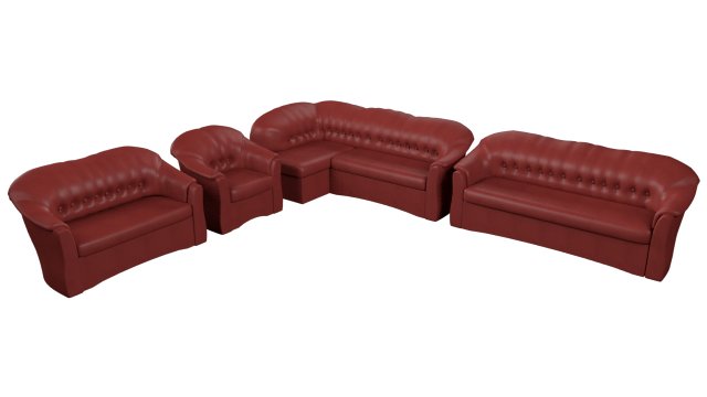 Sofa v4 3D Model