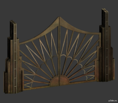 Gate 2 3D Model