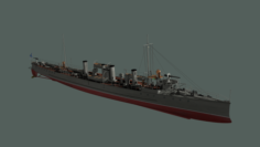 Destroyer Sokol 3D Model