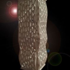 voronoi tower lamp 3D Print Model