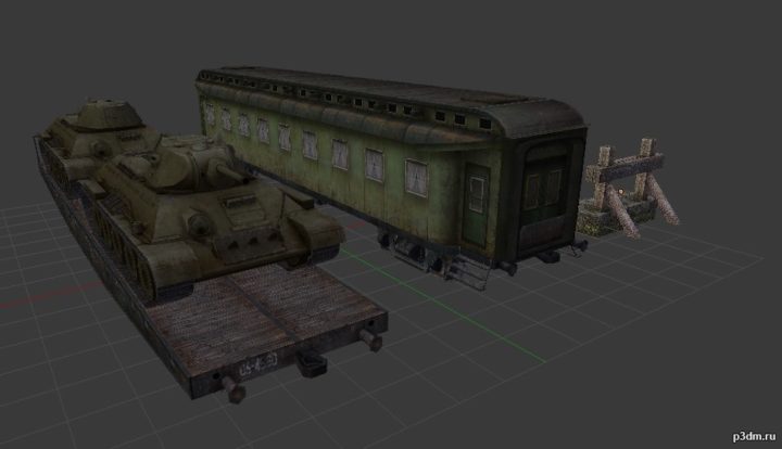 train_2 3D Model