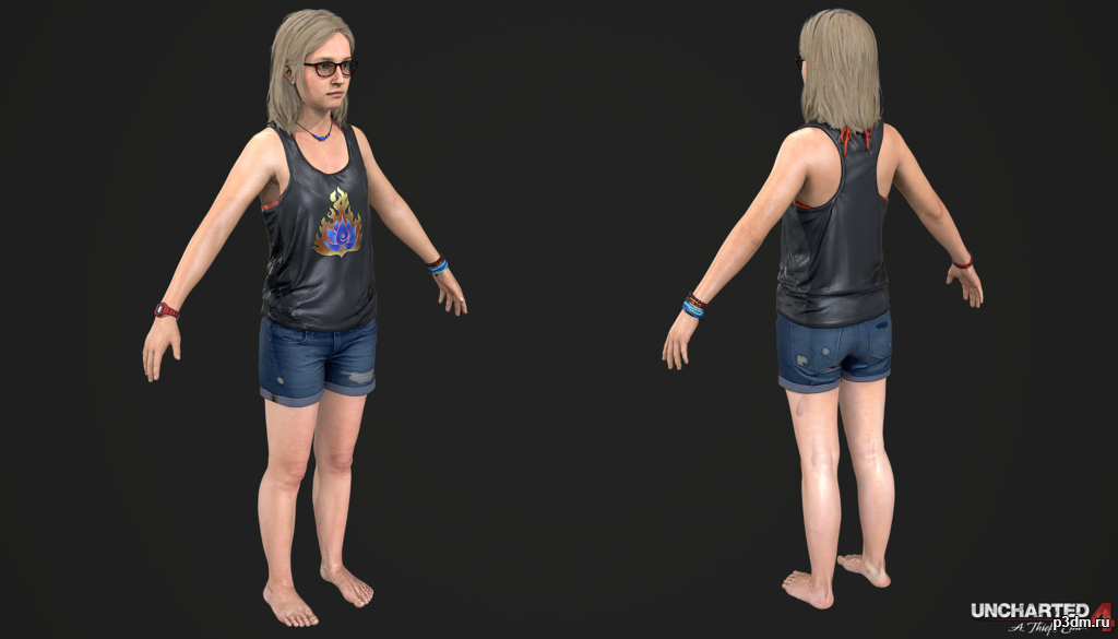Cassie Drake 3D Model