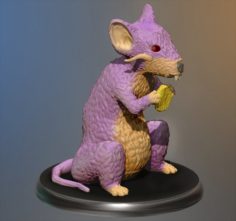 Rattata realistic 3D 3D Model