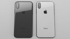 Apple iPhone X – element 3d 3D Model