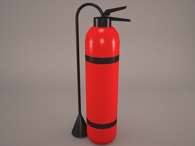 New Fire Extinguisher 3D Model