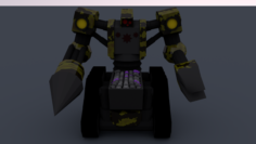 Mining Robot 3D Model