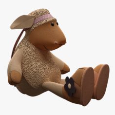 Toy Sheep Nici 1 RIGGED 3D Model