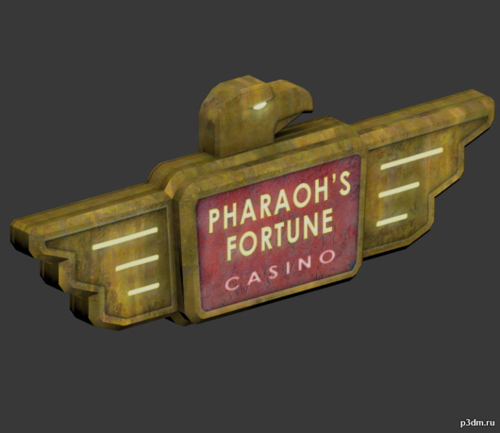 Advertising: Pharaohs Fortune 3D Model