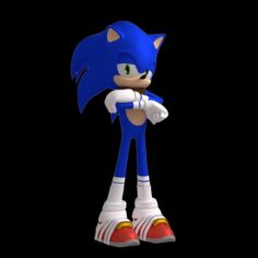 Sonic Boom						 Free 3D Model