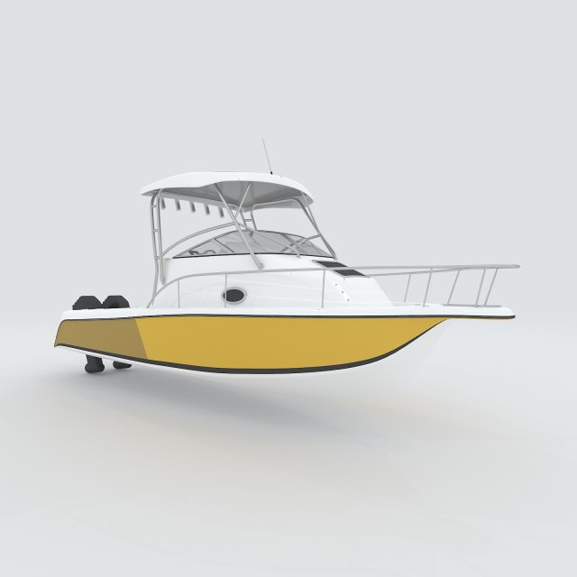 Vehicle Yacht 15162 3D Model