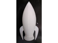 Rocket Blasting Off 3D Print Model