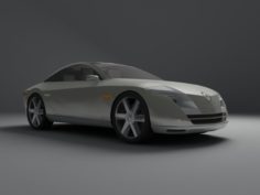 Renault Fluence Concept 3D Model