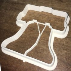 Liberty Bell Cookie Cutter from Philadelphia 3D Print Model