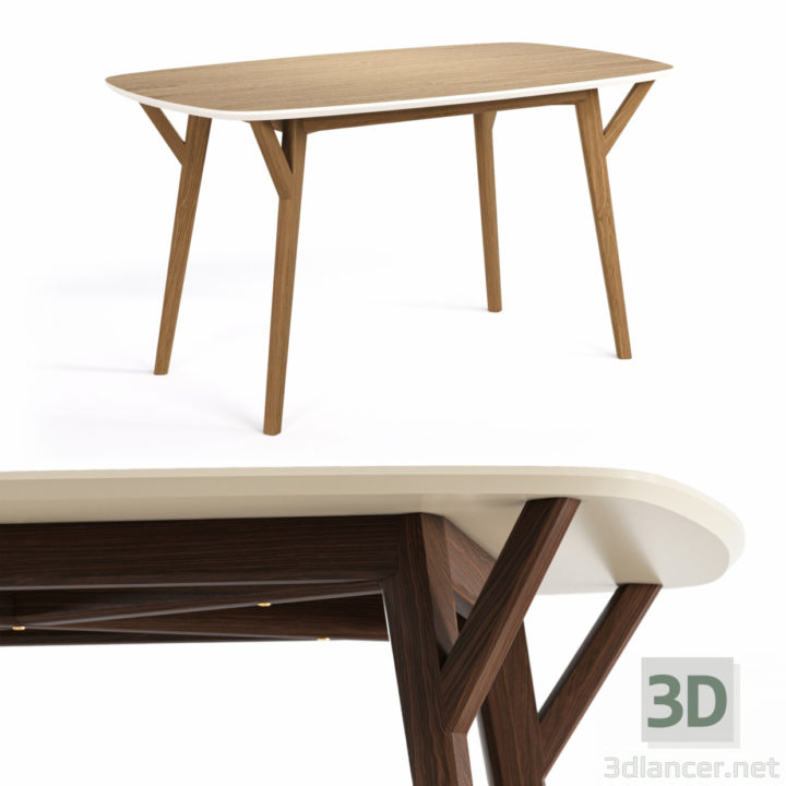 3D-Model 
PROSO dining table from THE IDEA