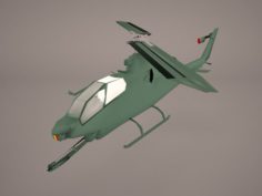 AH-1W Cobra ALT Free 3D Model