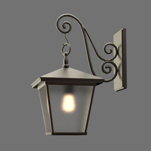 Trellis Outdoor Wall Sconce 3D Model