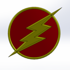 Flash Logo 3D Print Model