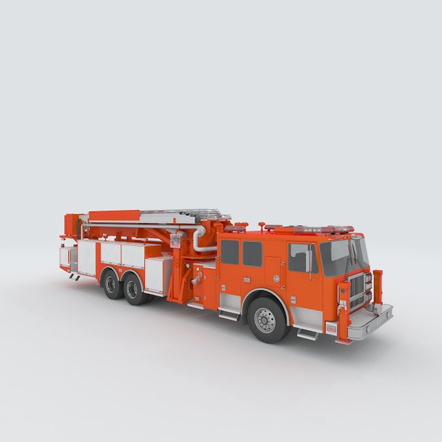 Vehicle fire 91760 3D Model