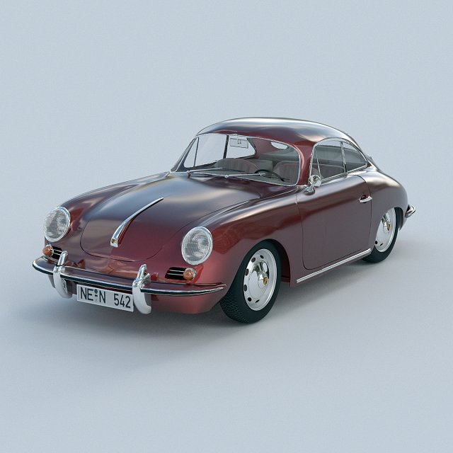 Porsche 356 c 3D Model