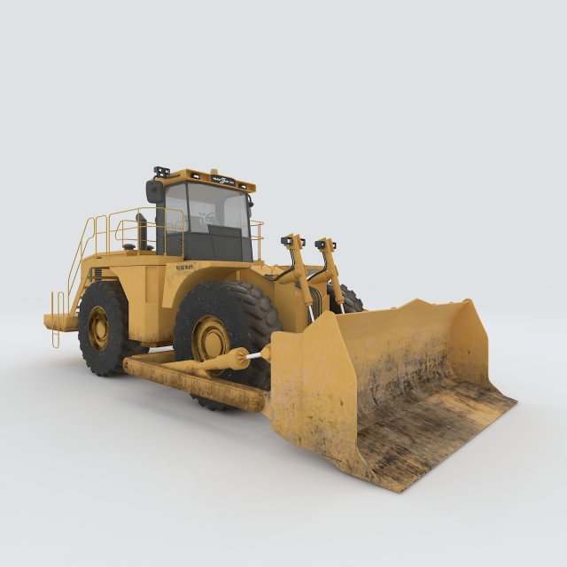 Vehicle bulldozer 45 3D Model