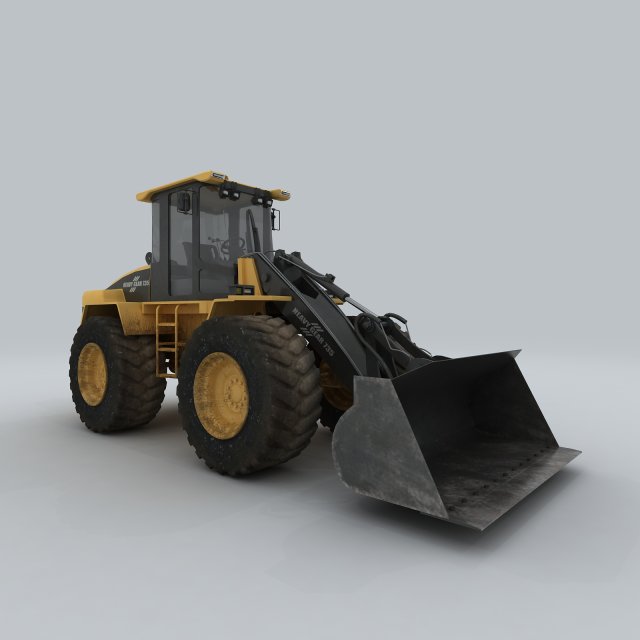 Vehicle bulldozer 3D Model