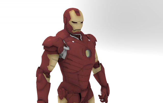 IRON MAN V3 3D Model