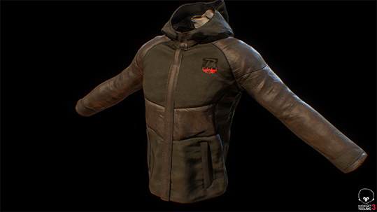 Hood jacket 3D Model