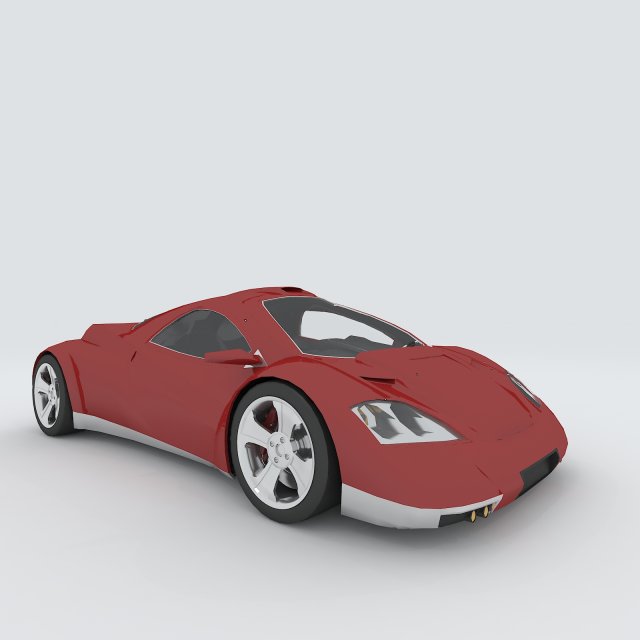 Vehicle Cars D6458 3D Model