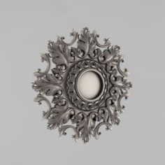 Carved rosettes decor 57 3D Model