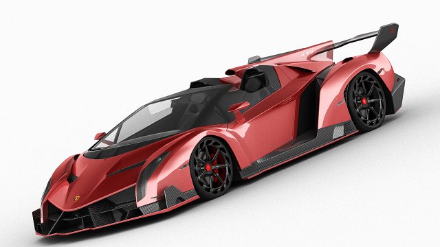Lamborghini Veneno Roadster 3D Model