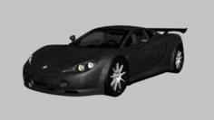 2012 Ascari KZ1R 3D Model