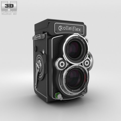 Rolleiflex 28 FX 3D Model