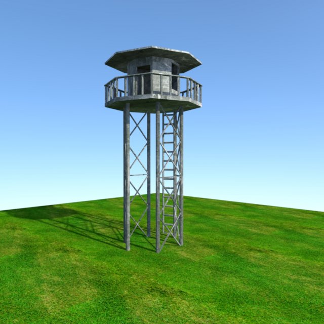 Vigilance tower 3D Model