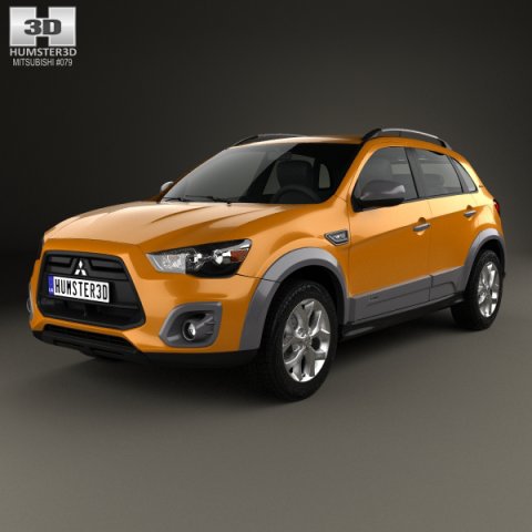 Mitsubishi ASX Outdoor 2015 3D Model