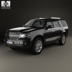 Lincoln Navigator with HQ interior 2007 3D Model