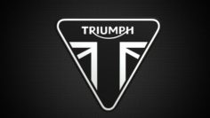 Triumph Motorcycles logo 3D Model