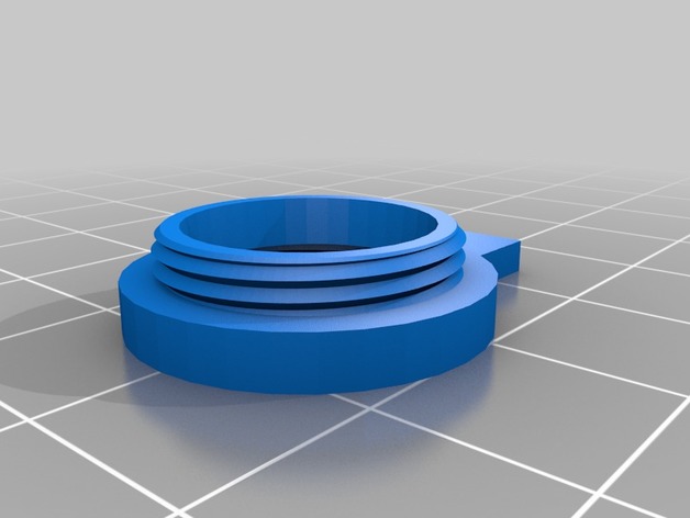 18mm to 16mm screw diameter adapter for 8X zoom lens 3D Print Model