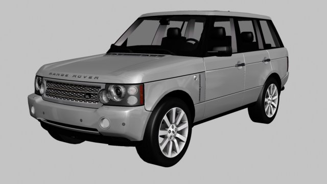 2008 Land Rover Range Rover Supercharged 3D Model