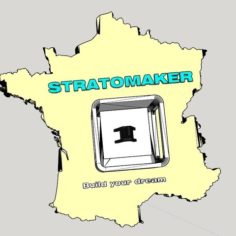 STRATOMAKER France map printing 3D Print Model