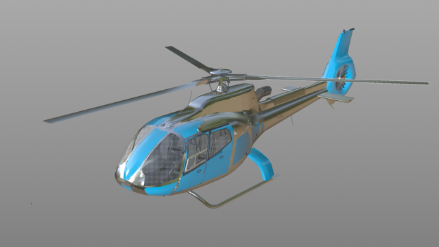 Helicopter Free 3D Model