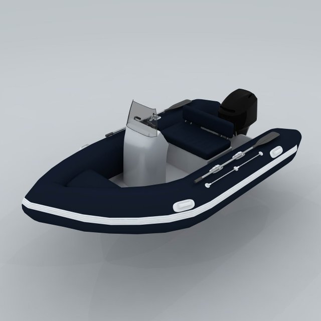 Transportation – Kayaking 3D Model