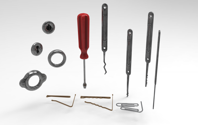 Lockpick Kit 3D Model