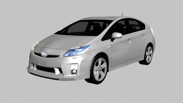 2011 Toyota Prius 3D Model